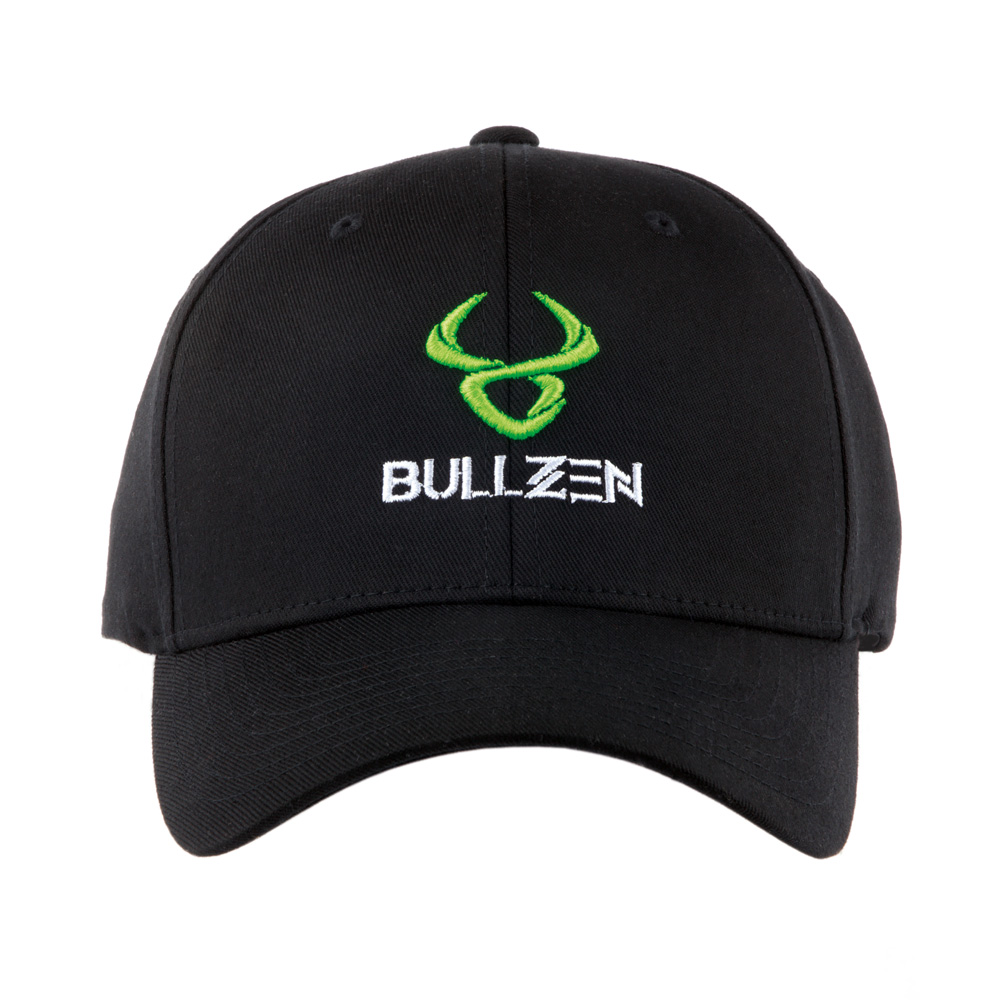Bullzen 3D Logo Flex Cap - Black Angelbekleidung