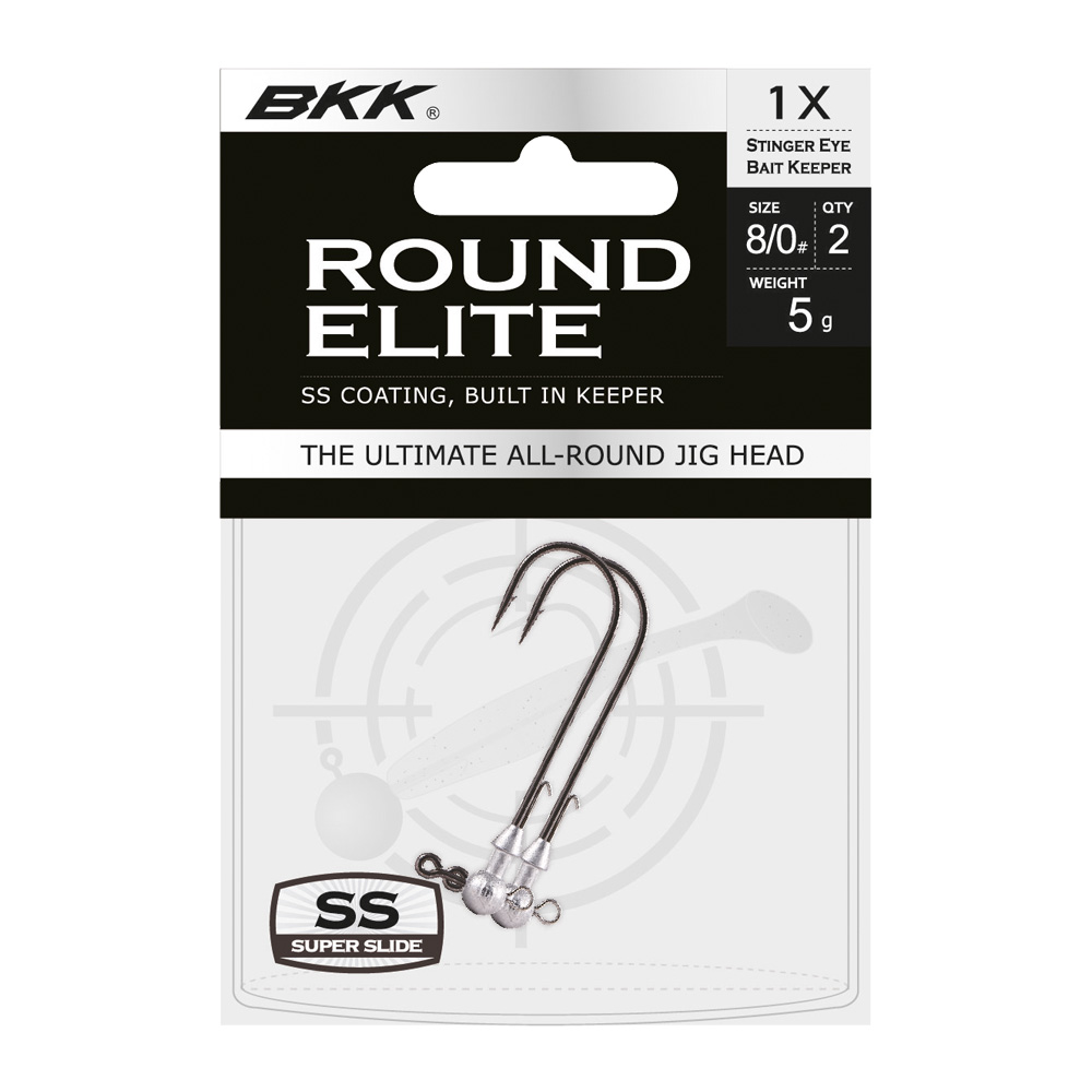 BKK Round Elite-Stinger Eye Bait Keeper Jighaken