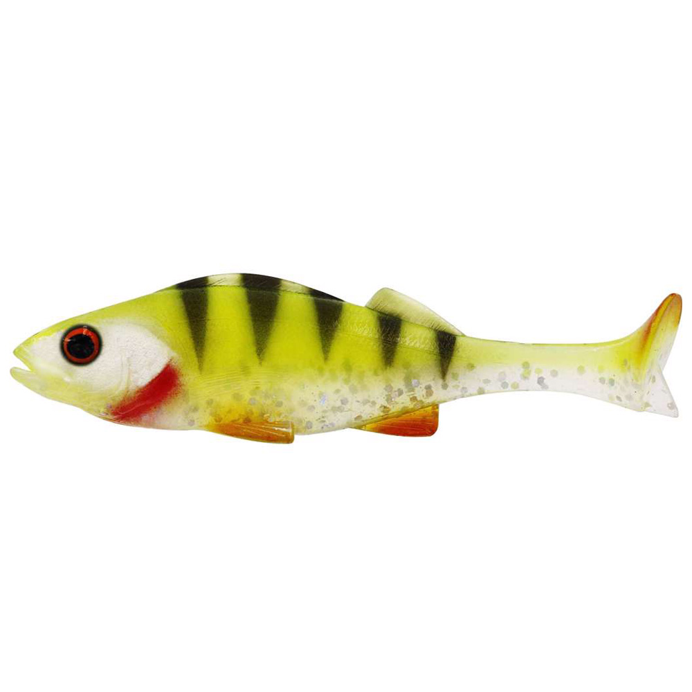 SPRO The Boss 18cm Gummifisch - Hechtköder Mit Rolling Aktion Hot Perch