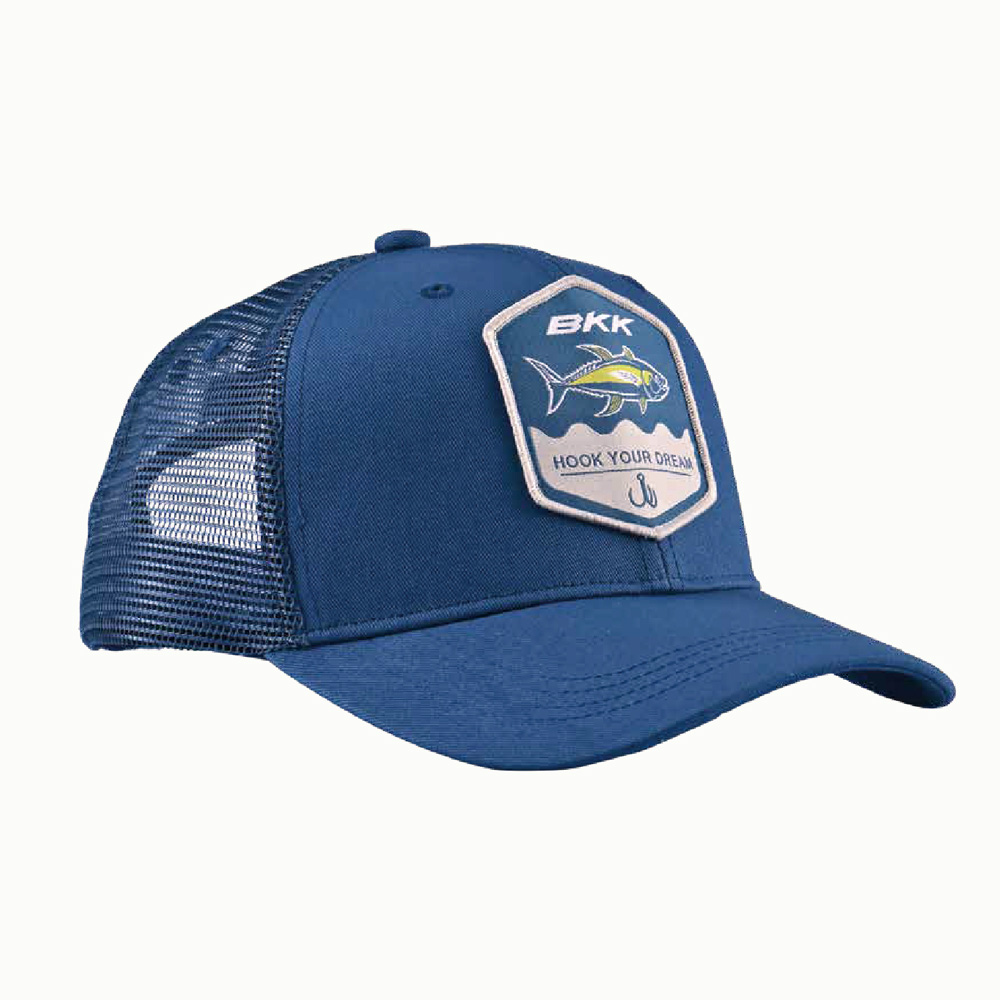 BKK TUNA TRUCKER HAT Navy Blue FREE SIZE Angelbekleidung