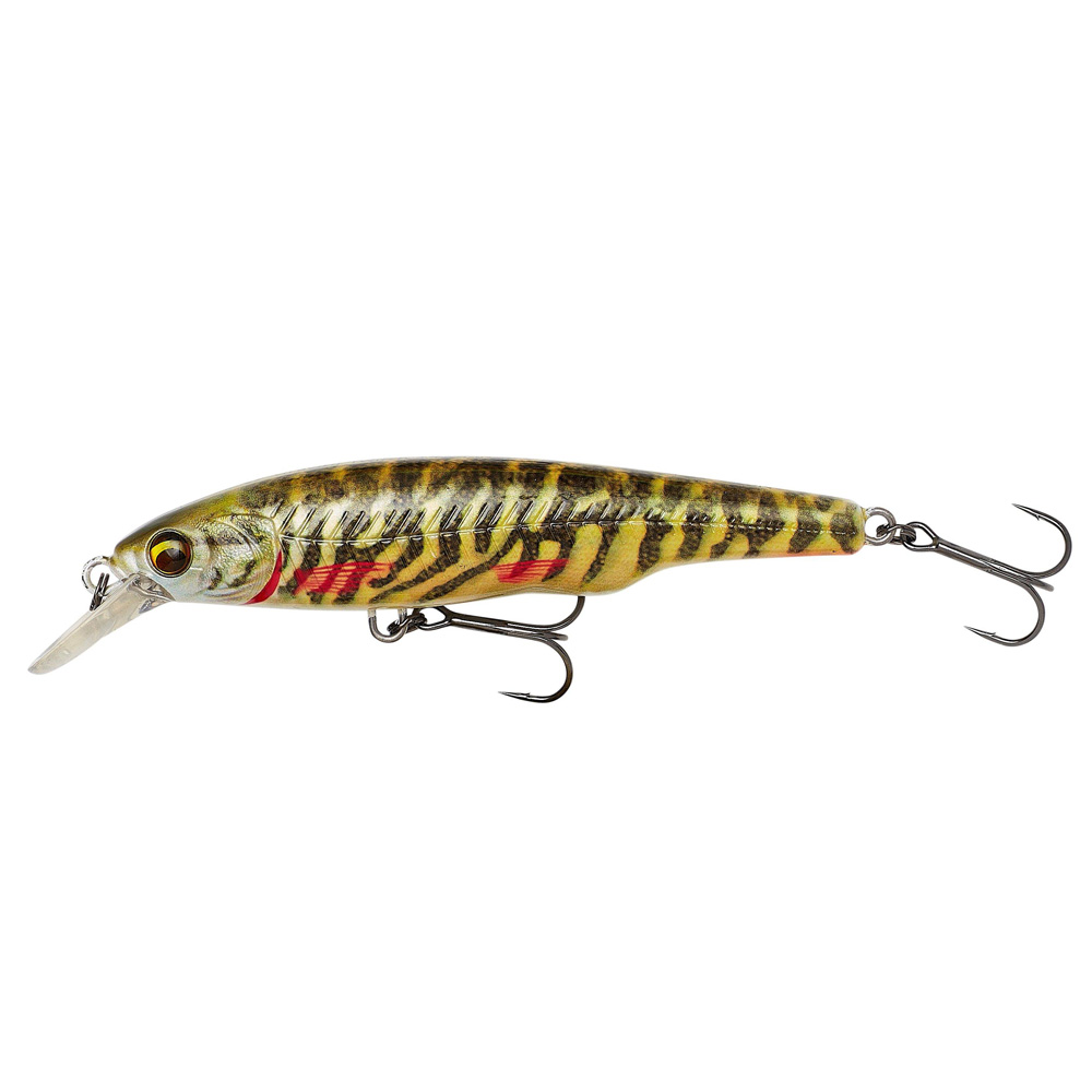 Wobbler Gold Assan Pike 8cm 9g – 100% Fatto A Mano In Polonia Per La Pesca Al Luccio E Bass