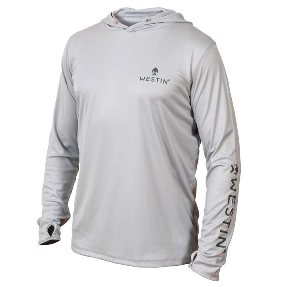 Westin Pro Guide UPF Long Sleeve GT Grey XXL Langarm T-Shirt