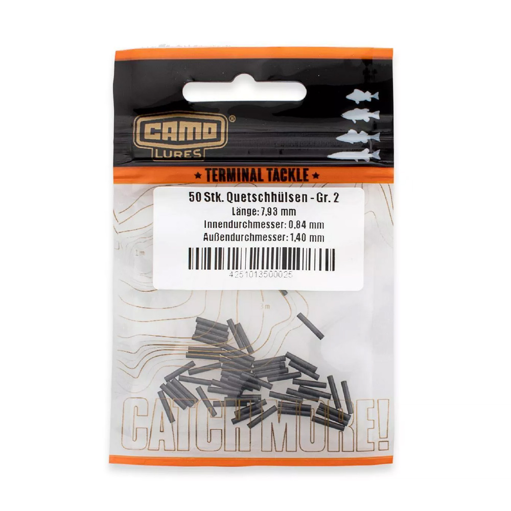 CAMO Lures Quetschhülsen Klemmhülsen CAMO Lures Quetschhülsen Klemmhülsen