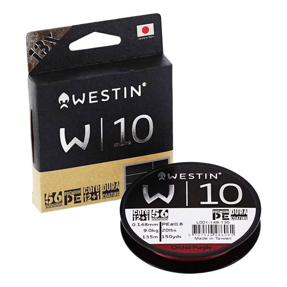 Westin W10 13 Braid Orchid Purple Angelschnur 150 m