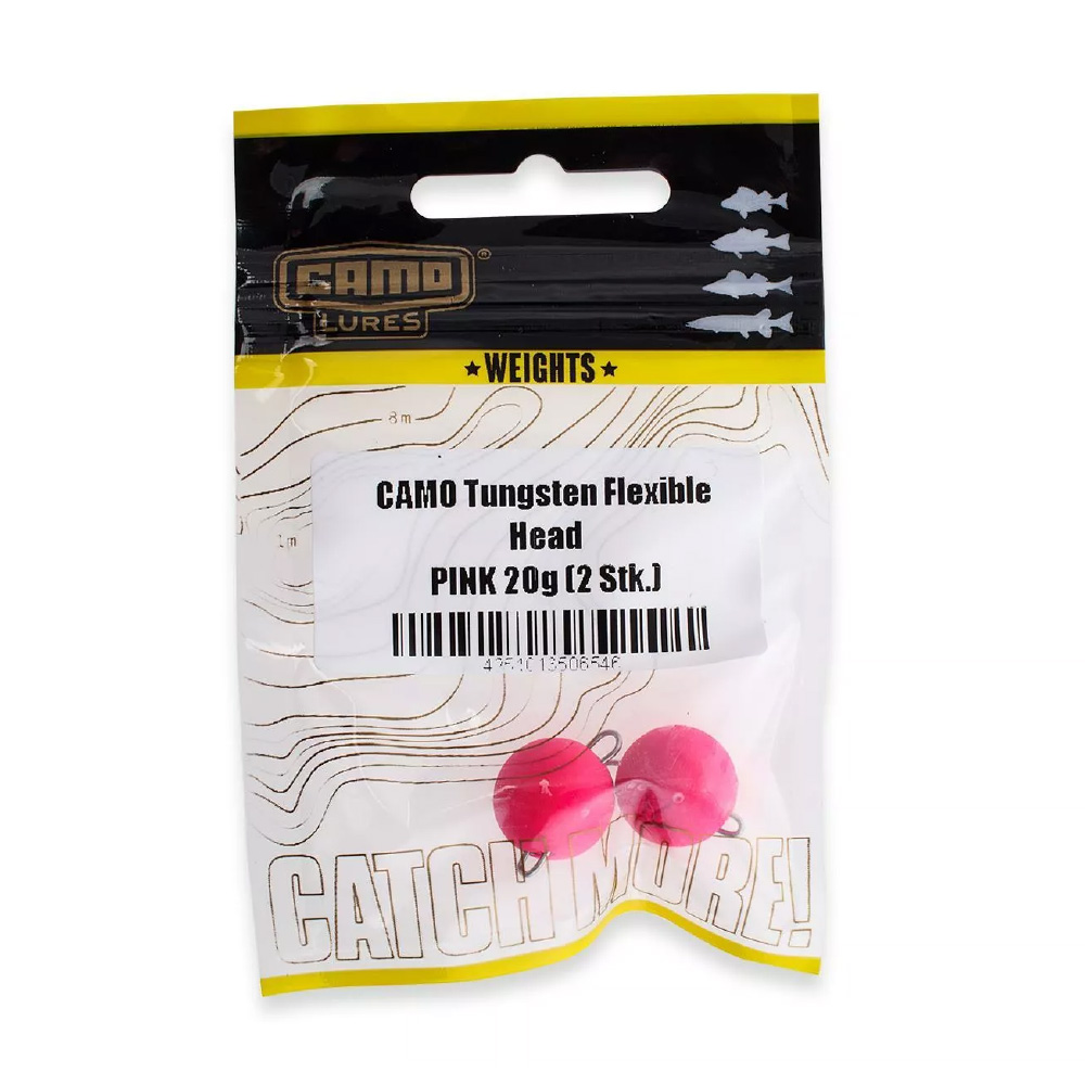 CAMO Lures Tungsten Flexible Head Pink Cheburashka Kopf