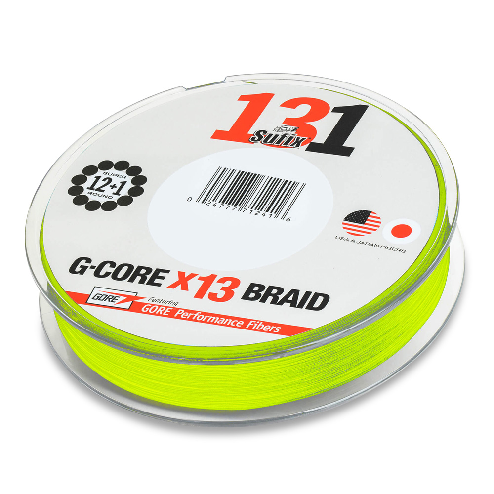 Sufix 131 Braid Chartreuse 150m
