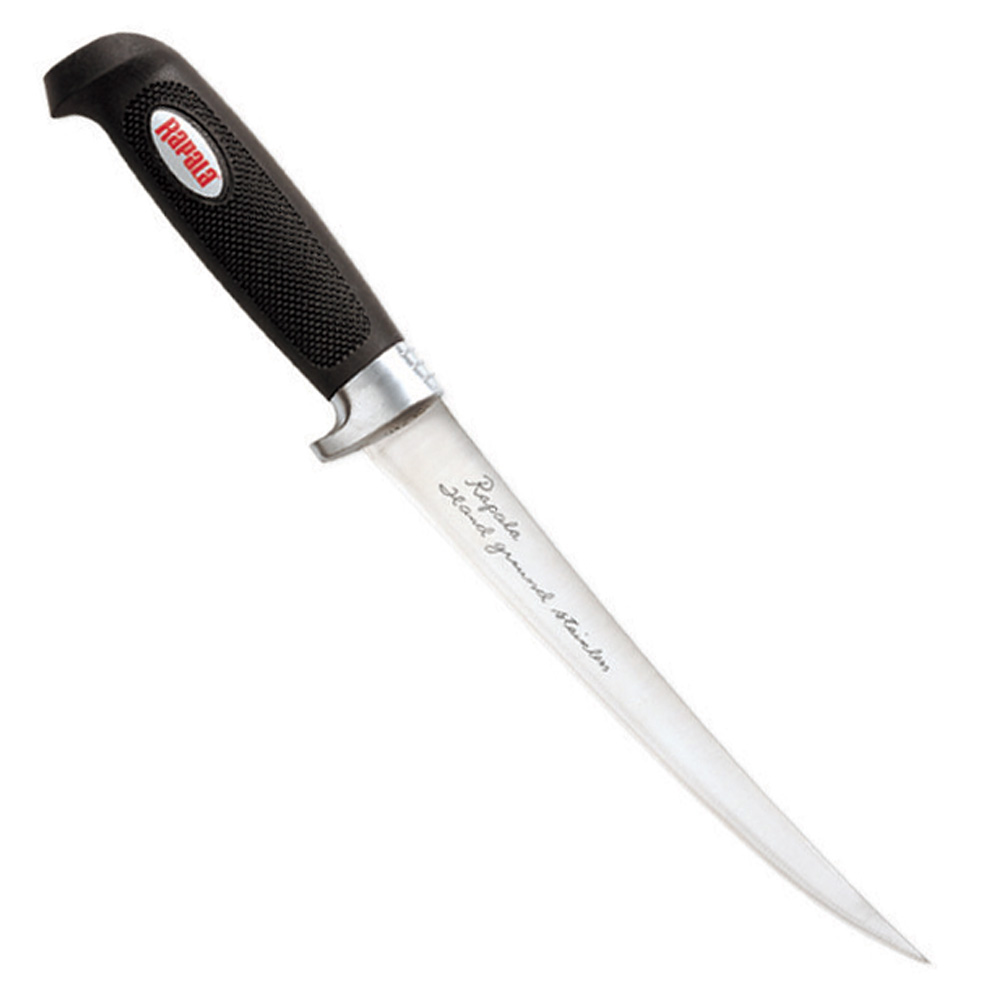 Rapala Soft Grip Fillet Knife mit Messerschärfer SH1 Angelwerkzeug
