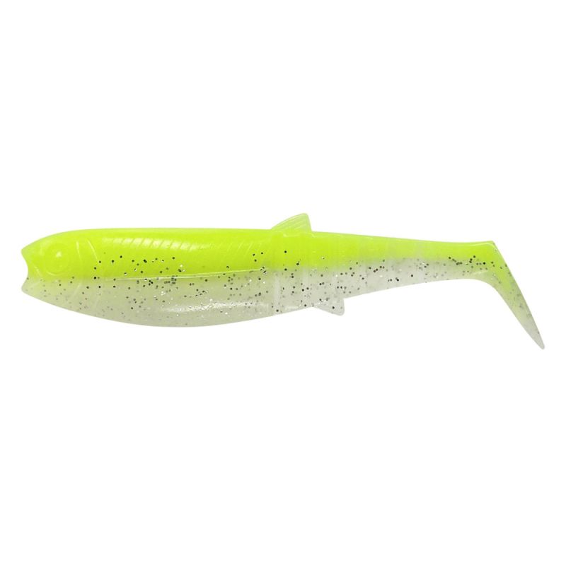 Savage Gear Cannibal Shad 12,5 Cm 20g + 12,5g #5/0 - Lot 8 Leurres Souples Eau Claire